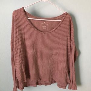 American Eagle Ribbed Long Sleeve